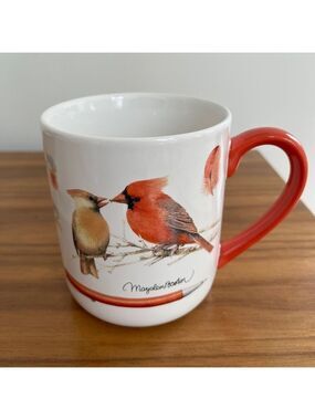 CARDINAL Mug Marjolien Bastin Artist Nature's Sketchbook Coffee Tea Large 16 oz